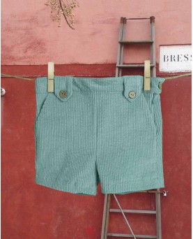 PANTALÓN CORTO VENECIA VERDE AGUA