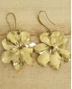 PENDIENTES DORADOS FLOR