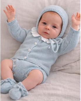 CHAQUETA AZUL EMPOLVADO