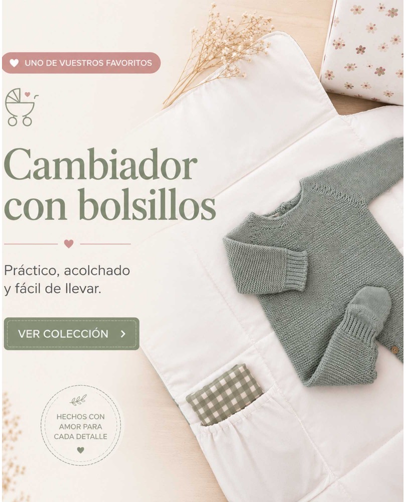 CAMBIADOR CON BOLSILLOS