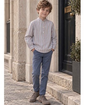 Camisa cuello mao Bath